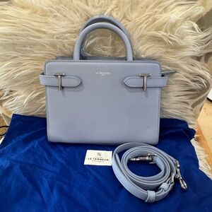 SOLD-🔥 Le Tanneur Emilie Small Handbag In Lavender/Lavande color